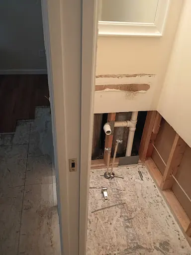 Restoration equipment on a Little Rock job